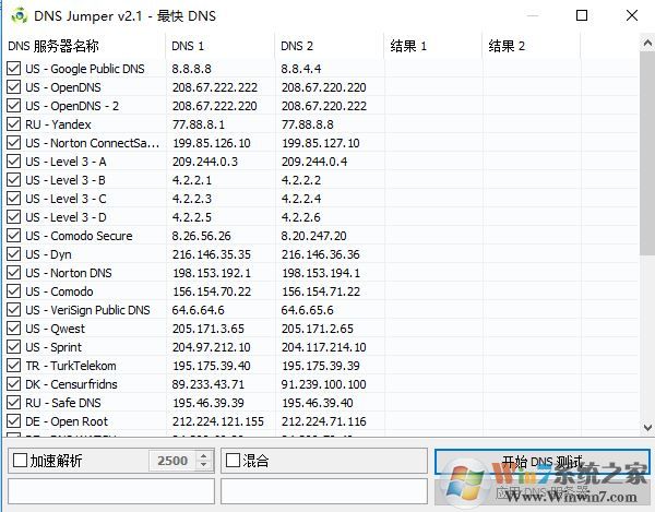 dns测试工具下载_DNS Jumper v2.1(DNS测试切换)完全免费版