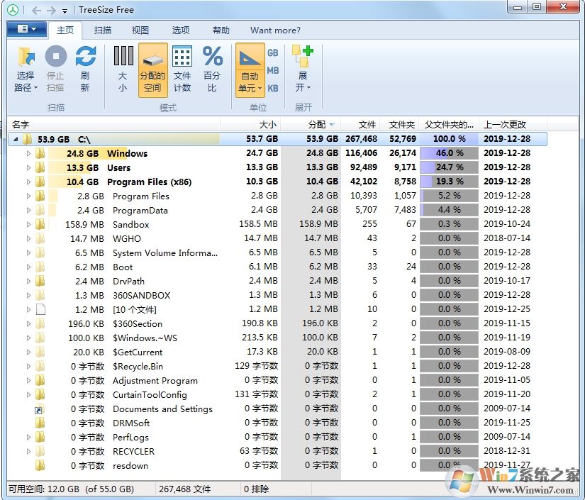 ����ҵ�c�̴��ļ����ҵ�C������Щ���ļ�ռ�ÿռ䷽��