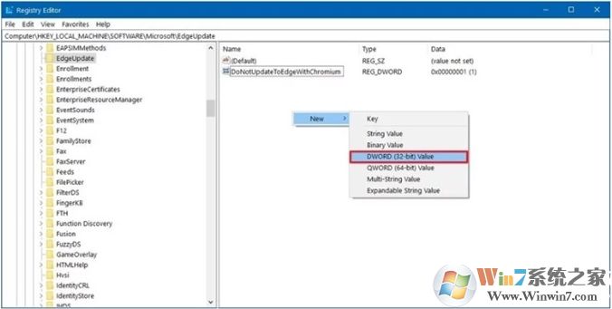 Win10阻止自动安装Chromium版Microsoft Edge