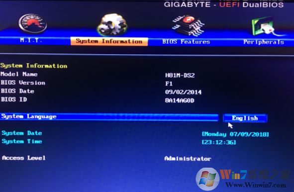 技嘉BIOS中英文对照表(超详细中英文图片)