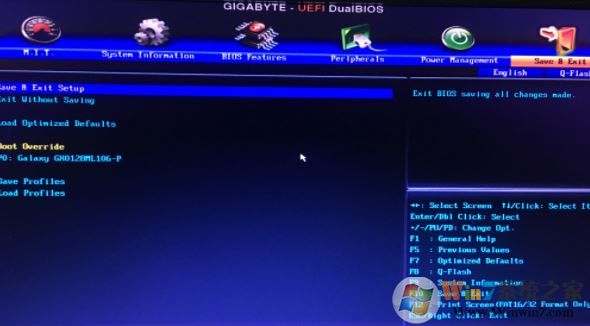 技嘉BIOS中英文对照表(超详细中英文图片)