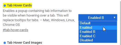 Chrome浏览器开启标签页缩略图显示方法