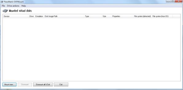 OSFMount中文版_OSFMount(虚拟光驱)v3.0.1005 绿色中文版