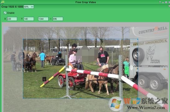 裁剪视频的软件 Free Crop Video v1.06