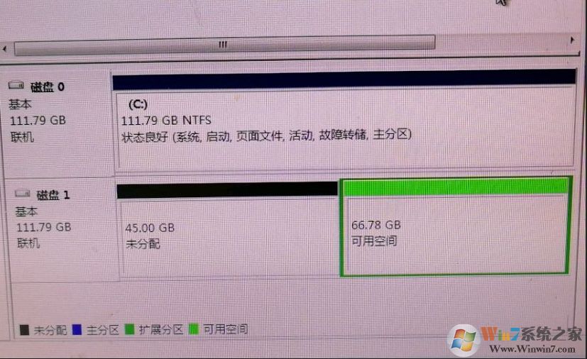 电脑未分配的空间怎么合并到其它磁盘?