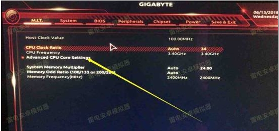 技嘉AMD/intel主板BIOS怎么开启VT虚拟化支持