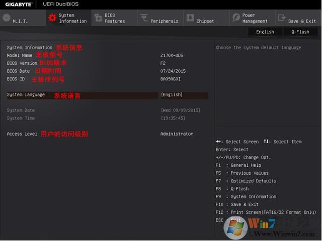 技嘉主板bios设置(进BIOS按什么键+中英文对照设置教程)