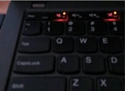 ThinkPad�ʼǱ�F1/F4����ָʾ��һֱ���Ž������