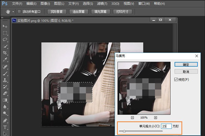 Photoshop给图片打马赛克的解决方法