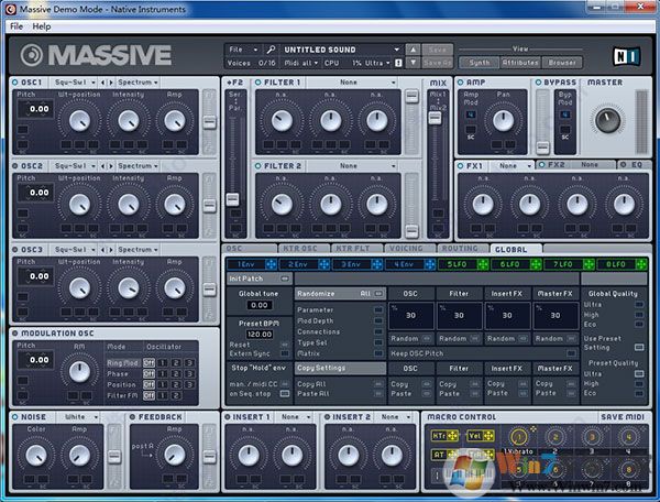Massive����_Native Instruments Massive(MASSIVE�ϳ���)�ƽ��