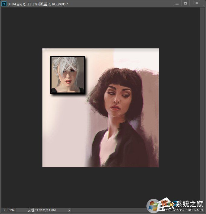 超实用!怎么让两张照片“合二为一”—ps教程