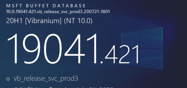 微软发布Win10 2004(KB4568831,KB4572422)累积更新,附离线包下载