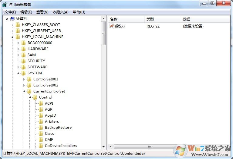 注册表帮你解决win7系统搜索文件时自动中断的问题
