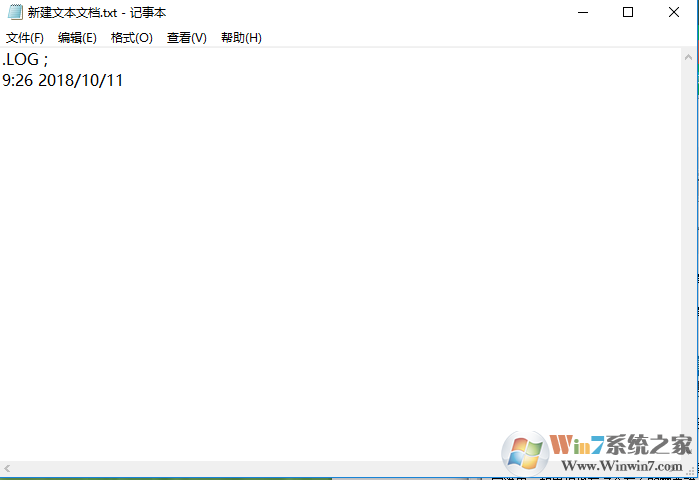 win10系统修改记事本自动记录时间教程