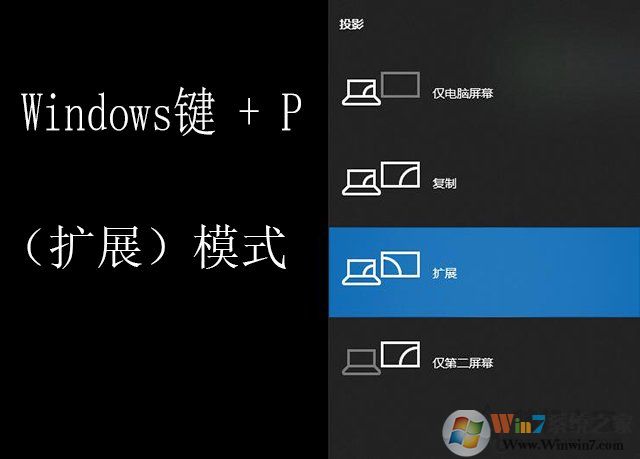 Win10笔记本电脑外接显示器(投影仪)怎么设置教程