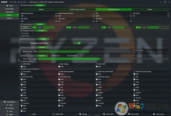 AMD超频工具(锐龙超频工具AMD Ryzen Master) 2020官方版