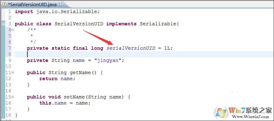serialversionuid������ɣ�serialversionuid���ɷ��������ý���