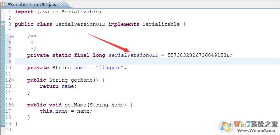 serialversionuid������ɣ�serialversionuid���ɷ��������ý���