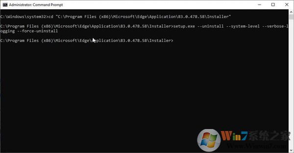 Win10怎么卸载新版Edge恢复旧版Edge浏览器