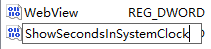 Win10时间显示秒设置方法