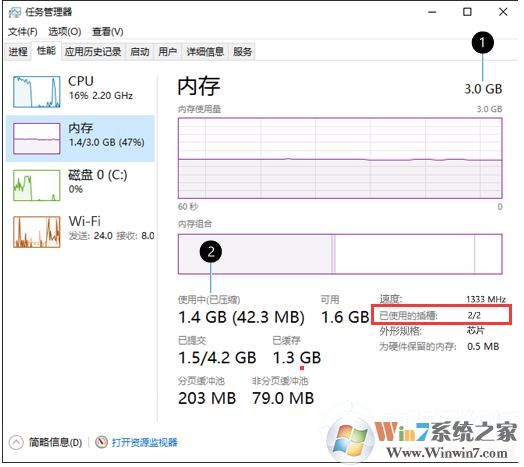 Win10��ô�������ܲ��ܼ��ڴ���(�鿴�ڴ����Ƿ��п�λ)