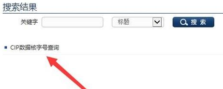 cip���ݺ��ֺŲ�ѯ����(ͼ��)