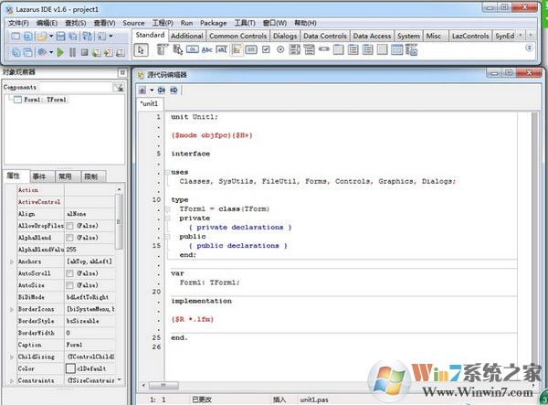Lazarus����_Lazarus(Pascal���ɿ�������) ��ɫ������