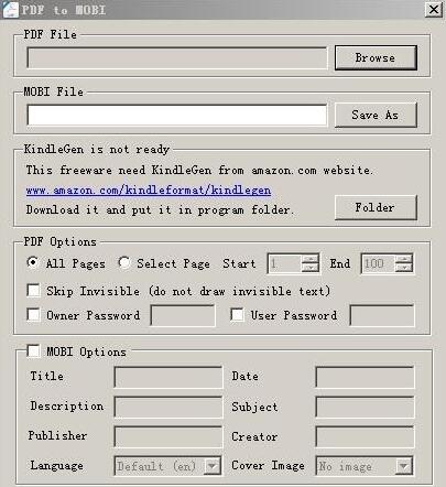 PDFתMOBI(PDF To MOBi)ת������ɫ��