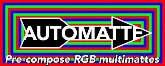 AutoMatte����_AutoMatte(Ԥ�ϳ�RGBͨ���Զ�ʶ��AE�ű�)��ɫ��