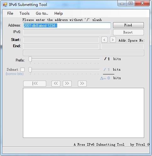 IPv6 Subnetting Tool����|IPV6������������� V1.9.0.2��ɫ��