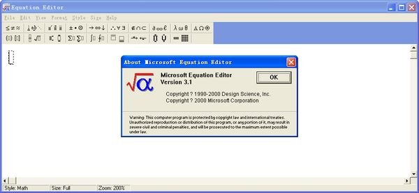 Equation Editor����|Equation Editor(΢����ʽ�༭��) V3.1 ��ɫ��