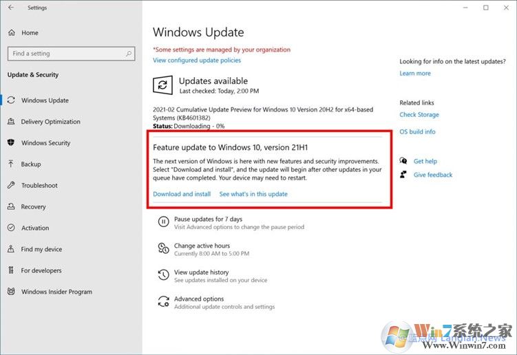 微软开始准备向用户提供Win10 21H1版,有哪些变化?