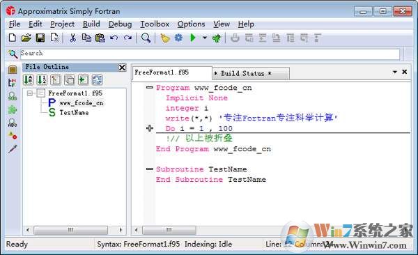 Simply Fortran������ v1.8��ɫ������