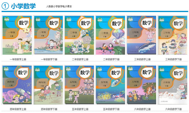 �˽̰�Сѧ��ѧ���ӿα�[ȫ��]|�˽̰�Сѧһ,��,��,��,��,���꼶��ѧ���ӿα�PDF