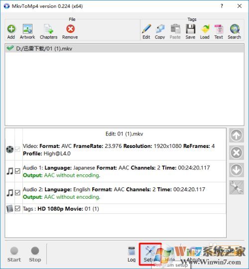MKVתMP4ת����(MkvtoMp4) 1.225������ɫ��