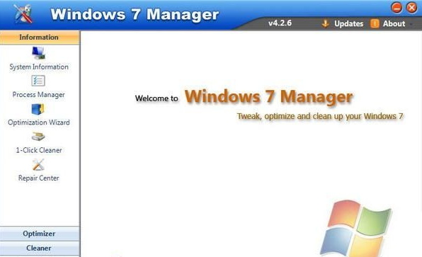 Windows 7 Manager(Win7�Ż���ʦ) V5.1.8 �����ƽ��