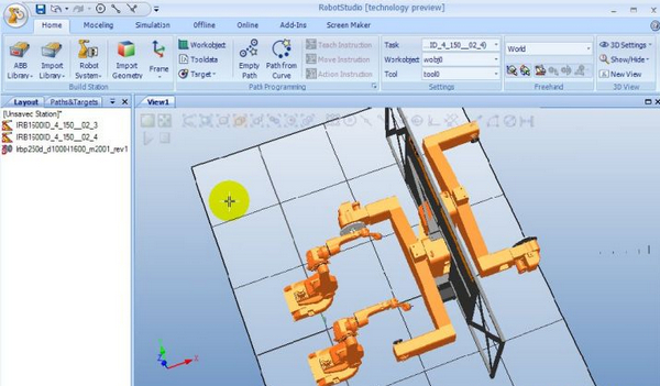 机器人仿真软件pc版 abb机器人仿真软件电脑版