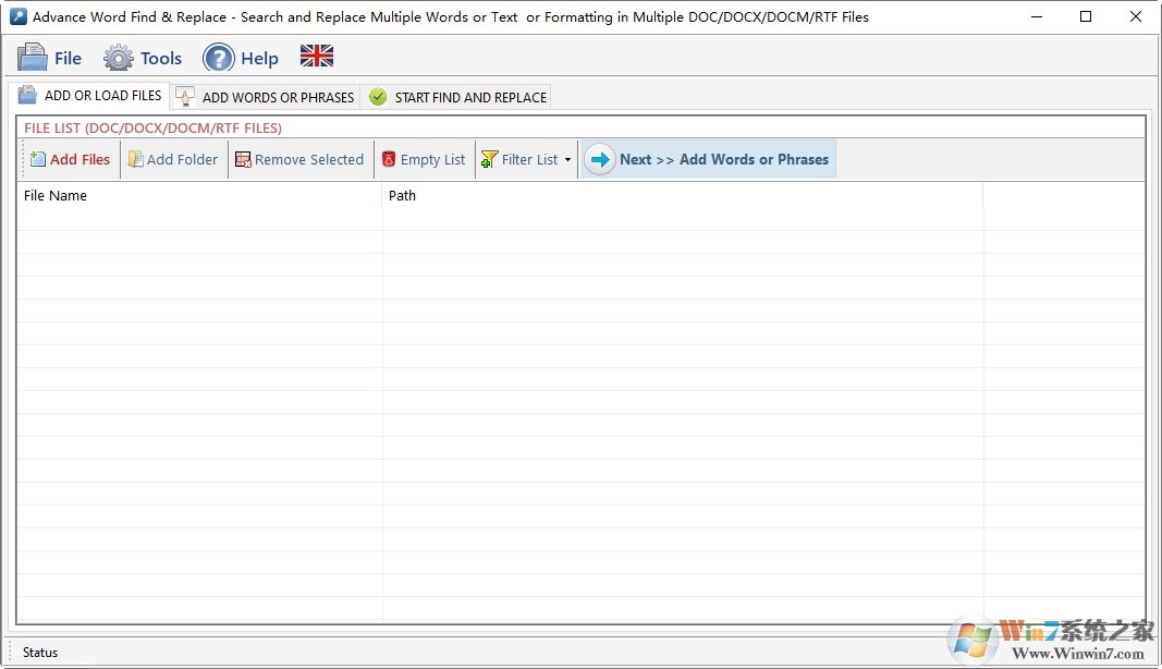Advance Word Find Replace(Word批量查找替换工具) V5.7.2