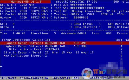 MemTest86İ|MemTest86(32λڴ⹤)v8.1ɫ