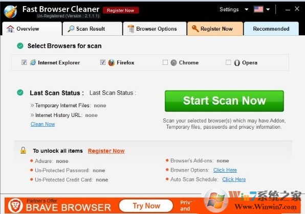 Fast Browser Cleaner������������� V2.1.1.1