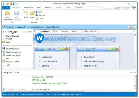 word文档密码破解工具(passcape word password recovery) word docx密码破解工具