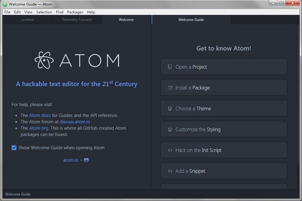 Atom�༭������������|atom�ı��༭�� V1.57.0���İ�