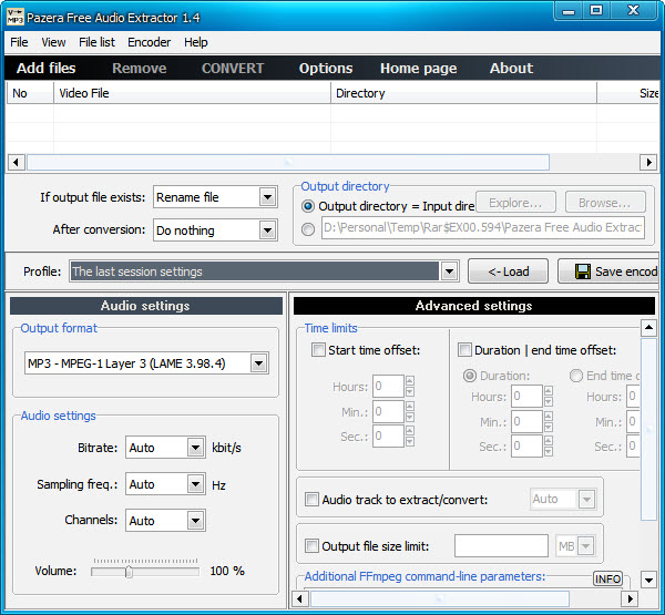 Pazera Free Audio Extractor��Ƶ��ȡ��Ƶ���� V2.9��Ѱ�