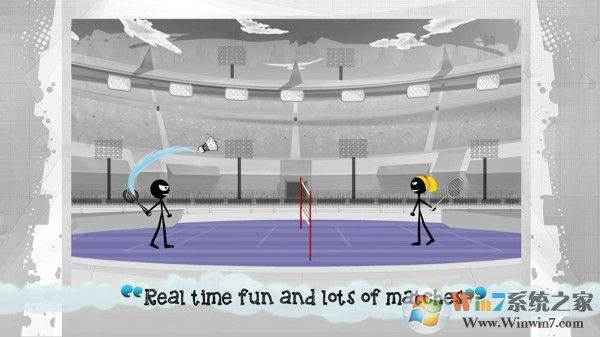 火柴人羽毛球游戏下载|火柴人羽毛球手游 V1.2安卓版