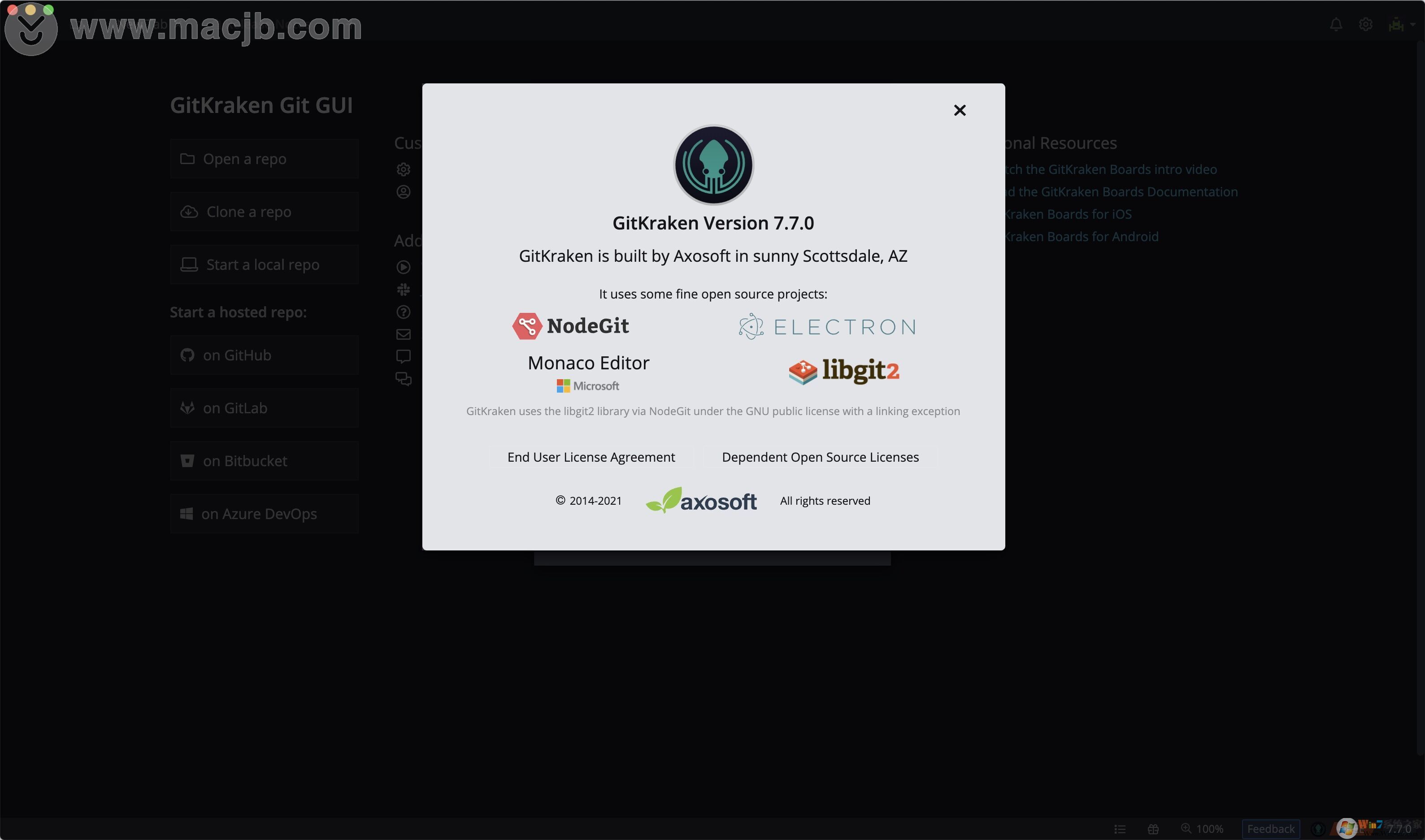 GitKraken for Mac��ƽ̨�๦��Git�ͻ��� V7.7.0�ٷ���