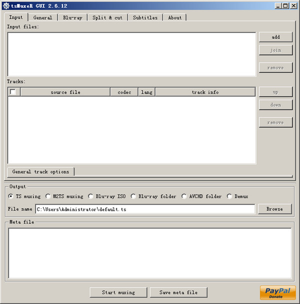 tsMuxeR(TS��װ����) V2.6.15������İ�