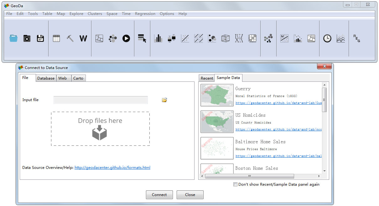 GeoDa�ռ����ݷ���(64/32λ) v2.61��ɫ��