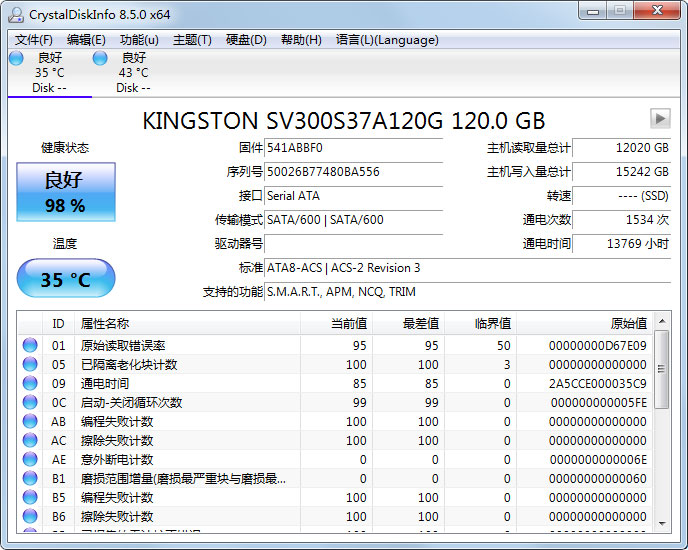 CrystalDiskInfo���İ� v9.1.1��ɫ��