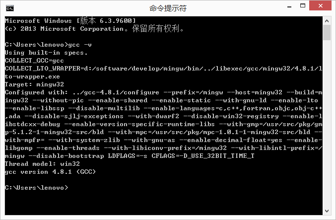 MinGW64�ٷ��� v8.1(����װ�̳�)