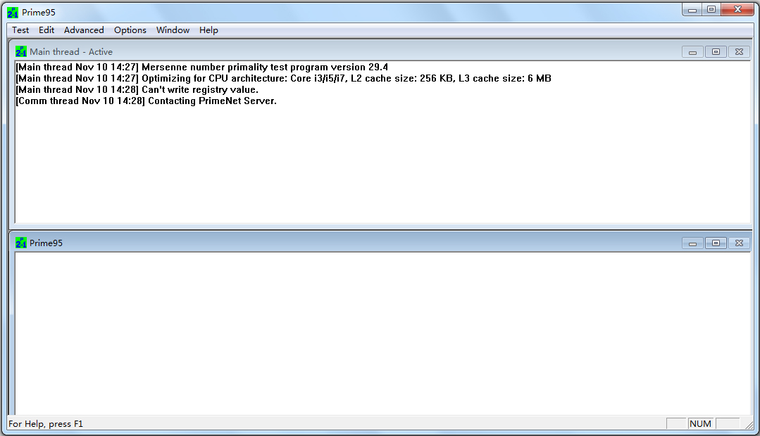 Prime95(CPU���Թ���) v30��ɫ���İ�